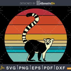 Lemur Retro Style craft cut svg png digital cutting file Buy Cheap Get Authentic