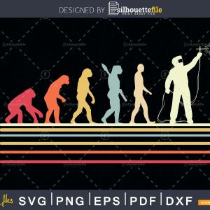Cool Unique Evolution Of Welder svg png files for silhouette cutting Outlet Amazon
