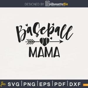 Baseball Mama svg png digital cut cutting silhouette files Clearance Websites