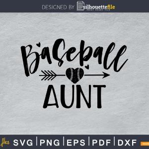 Baseball aunt svg png cut digital cutting silhouette file Fashion Style Cheap Online