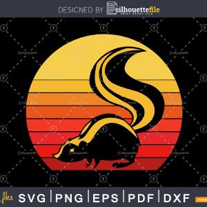 Skunk Retro vintage Style cricut cut svg png silhouette cutting files Get Authentic For Sale