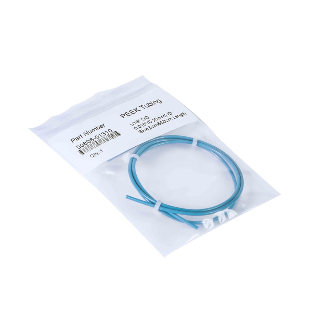 0.01"ID, 1/16" OD Peek Tube, Blue, 5cm&50cm length, 1/pk Free Shipping Visit