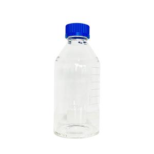 1000mL GL45 Clear Laboratory Glass Tubing Bottle 3.3 Borosilicate. Blue PP Closed Screw Cap. 1 set/pk Buy Cheap Order