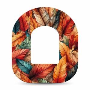 Omnipod ExpressionMed tapes: Fall leaf feathers Cheapest Pice