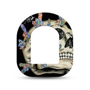 Omnipod ExpressionMed tapes: Crystal skulls mini Manchester
