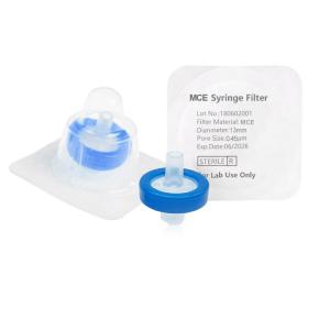 Syringe Filter, MCE, Sterile, Dia. 13mm, Pore 0.45μm, 100pcs/pk Discount Online Online