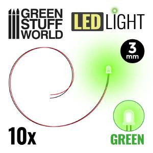 Green LED Lights - 3mm (Green Stuff World) Buy Cheap Cost