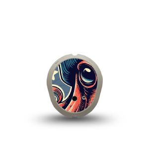 ExpressionMed Dexcom G7 transmitter sticker: Hipster octopus Geniue Stockist Cheap Online