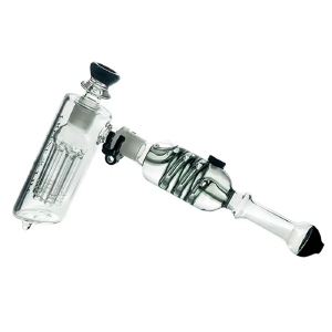 Freeze Glass Bubbler Hand Pipe with Glycerin Chamber 6-tree arm percolator glass pipe Shop For