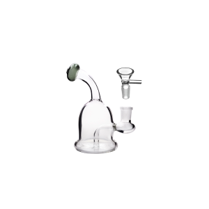 14mm 5 inch Portable Glass Water Pipe Bong Showerhead downstem Perc For Sale Cheap Online