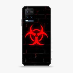 Vivo Y21/ Y33s - Biohazard Sign Design 6 - Premium Printed Glass soft Bumper shock Proof Case CS-15749 Sale In China