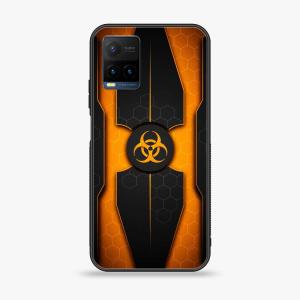 Vivo Y21 - Biohazard Sign Design 2 - Premium Printed Glass soft Bumper shock Proof Case CS-17265 Shop For Cheap Online