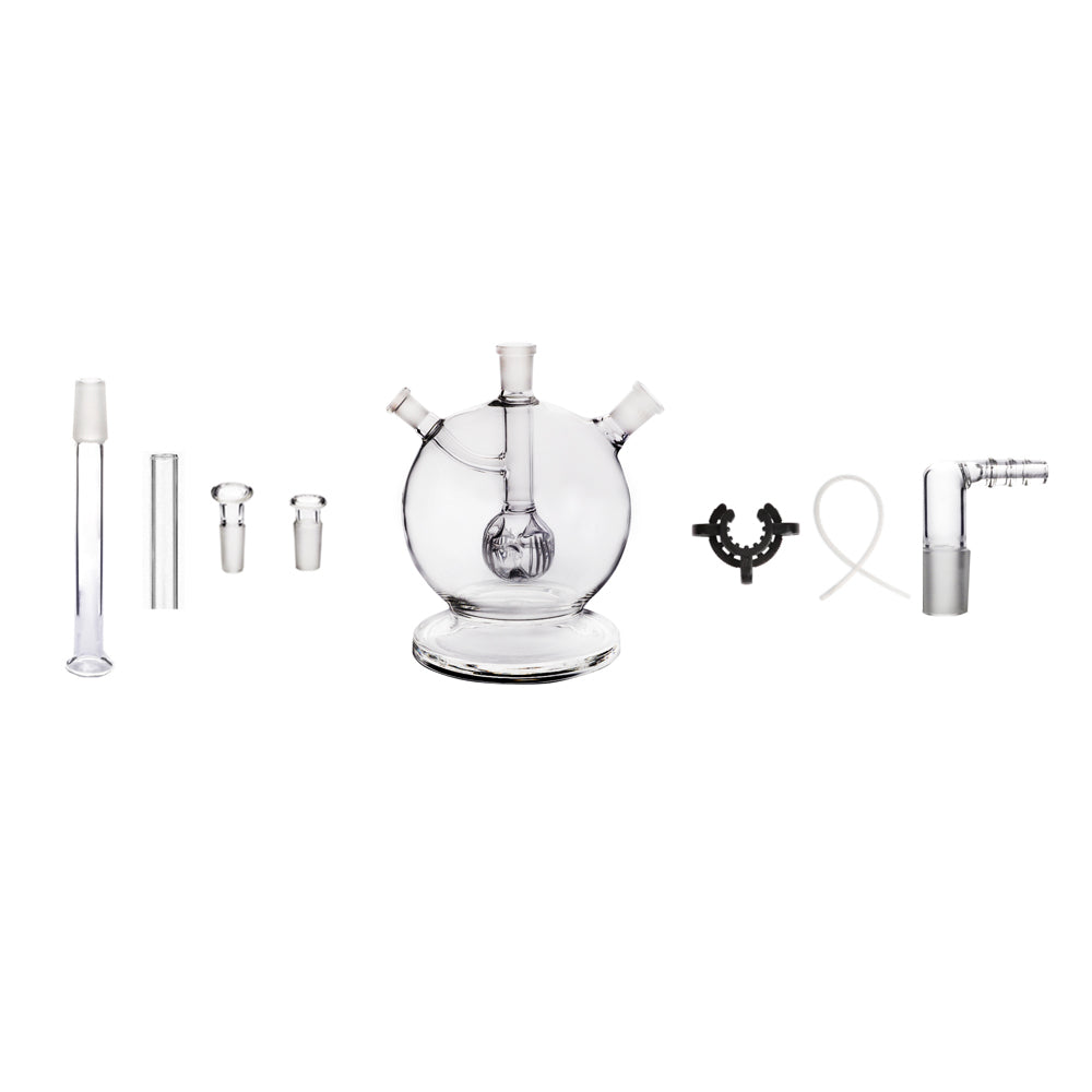 14mm 18mm 8 in 1 Mega Globe MK2 Glass Flat Earth Edition Water Bong Pipe Dab Rig Kit Pices Cheap Pice