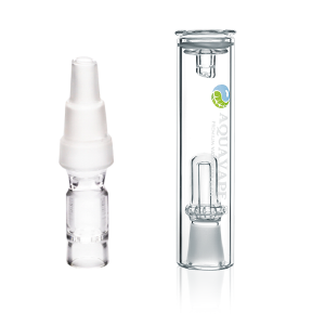 10mm 14mm 18mm 3 in 1 Water Tool Glass Adapter with AquaVape 14mm Female Water Bubbler Glass for arizer solo 3 air max  solo 2 air 2 Cheap 2025 Newest