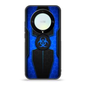 HONOR X9A - Biohazard Sign Series - Premium Printed Glass soft Bumper shock Proof Case Top Quality Online