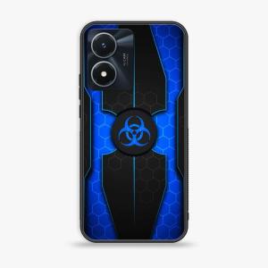 Vivo Y02s - Biohazard Sign Series - Premium Printed Glass soft Bumper shock Proof Case Free Shipping Recommend