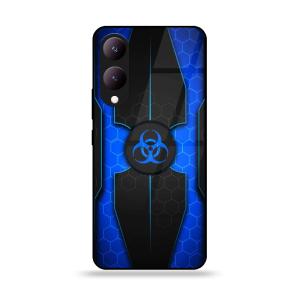 Vivo Y17S - Biohazard Sign Series - Premium Printed Glass soft Bumper shock Proof Case Cheap Perfect