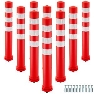 Goplus 10 Pack Traffic Delineator Posts Latest Collections Sale Online