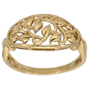 9ct Gold Alternative Ring Size O Clearance Good Selling