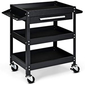 Service Tool Cart Tool Organizers, 330 LBS Capacity 3-Tray Rolling Utility Cart Where To Buy Cheap Real