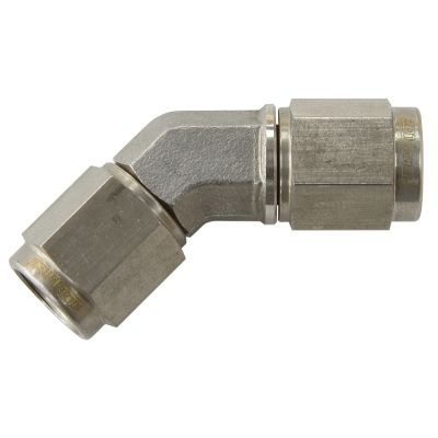 AeroFlow=45° Female Swivel Coupler -3AN Stainless Steel Buy Cheap Big Sale