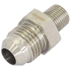 AeroFlow=Stainless Steel BSP Male to AN Fitting 1/8" BSP to Male -6AN Countdown Package