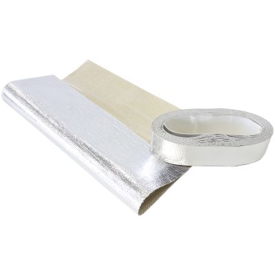AeroFlow=Heat Barrier - 24" x 48" Sheet - Silver Finish Adhesive backed Aluminized Buy Cheap Shop