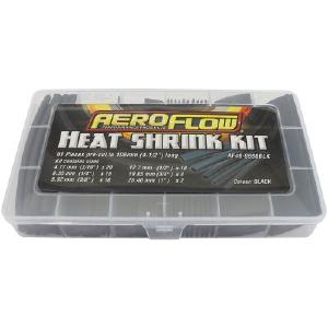 AeroFlow=Black Heat Shrink 61 Piece Kit 4-1/4 Inch Long 2:1 Shrink Ratio Buy Cheap Find Great