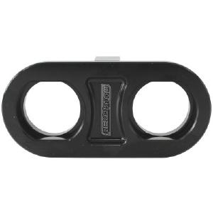 AeroFlow=Universal Modular 2-Port Billet Bulkhead Plate Black Finish Cheap Sale Lowest Pice