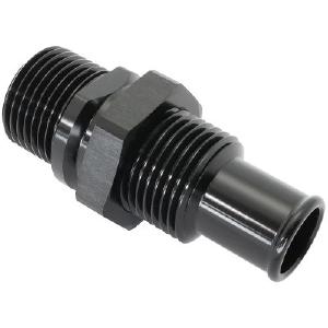 AeroFlow=#10 Air Conditioning To 5/8" Barb Bulkhead Insert Black Finish Inexpensive