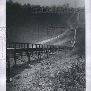 1954 Press Photo BeltRoad Conveyor Department Wooden Sale Best Pices