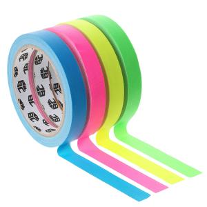 Bates- Colored Gaffers Tape, 4 Pack, Neon Colors, 0.65 Inch x 11 Yards, Gaffers Tape, Gaff Tape, Spike Tape Brand New Unisex Cheap Online