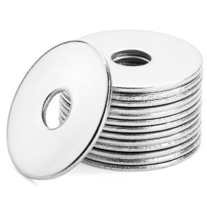 Bates- Fender Washers, #8x3/4, 100 pcs Stainless Steel, Large Washers, Stainless Steel Fender Washers Discount Nicekicks