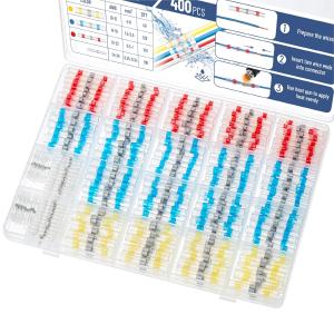 Bates- Solder Seal Wire Connectors, 400 pcs, Solder Connectors with Heat Shrink Butt Connectors Cheapest Online