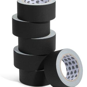 Bates- Gaffers Tape 2 Inch x 23 Yard, 6 Pack, Black Tape, Black Gaff Tape 2 Inch, Black Gaffer Tape 2 Inch Clearance 100% Original