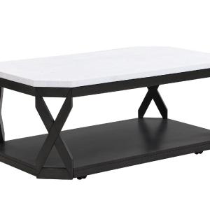 Hadyn Coffee Table - Marble & Dark Grey Free Shipping Official
