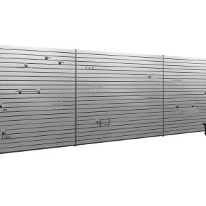 120 SQ. FT. PVC Slatwall with 40-Piece Accessory Kit with Locking Mechanism Cheap Sale Footlocker Pictures