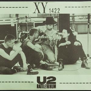 U2 - 3XY Music Survey Chart Free Shipping Supply
