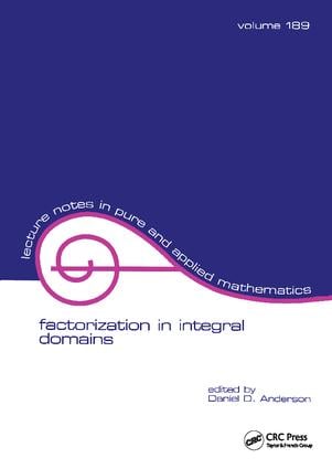 Factorization in Integral Domains - Hardback Cheap Visa Payment