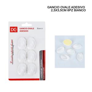 Dc - Gancio Adesivo Plastica Ovale 2.5X3.5Cm 6Pz B. Buy Cheap With Paypal