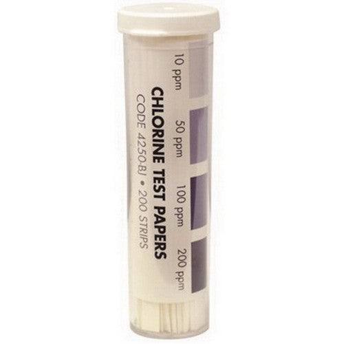 Hydrion Micro Chlorine Test Strip, 10 - 200 ppm | 1 Each Cheap Sale Visit New