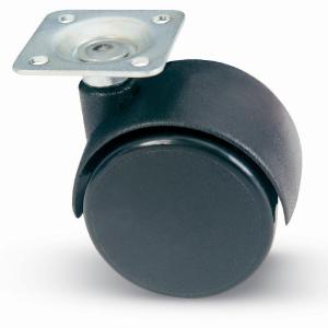 ruote mobili gemellate piastra girevole 50mm Quality Free Shipping Outlet