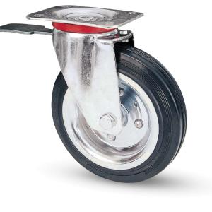 ruota industriale girevole piastra freno Sale 2025 Unisex