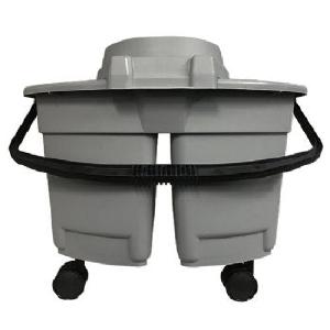 Mop Pail/Wringer Combination, 15 qt. bucket, divided, snap on sliding cone wringer Wide Range Of Cheap Online