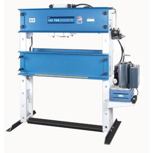 100-Ton Heavy-Duty Shop Press with Single Phase Hydraulic Pump OTC1858-1P OTC Clearance Limited Edition
