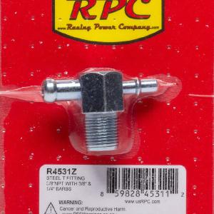 RPC R4531Z Steel T Fitting 3/8In Npt 3/8In & 1/4In Barbs Buy Cheap Browse
