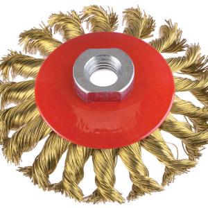 poggi spazzola acciaio circolare smerigliatrice conica 100mm fili ritorti 2025 Unisex For Sale