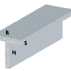 profilo alluminio a T 20X20 argento altezza 1 metro Outlet Top Quality
