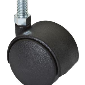 ruote mobili gemellate perno M6 corto 40mm Outlet Exclusive