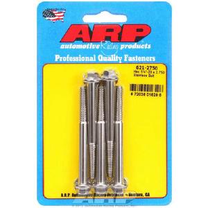 ARP 621-2750 1/4-20 x 2.750 hex SS bolts Free Shipping Big Sale
